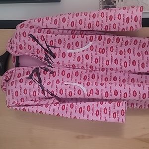 Pink concert's hooded onesie